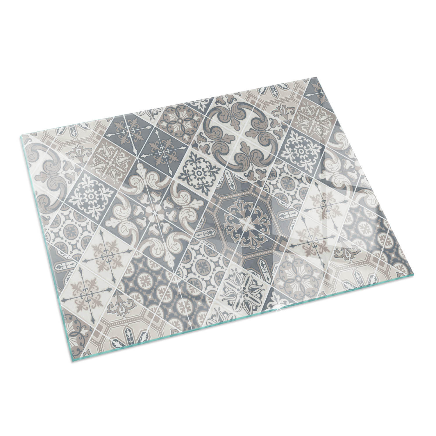 ArtPrintCave Glasplatte Grau 60x40x0.4 cm