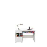 SCHREIBTISCH GALIA 125x55x76 cm Bürotisch Computertisch, Weiß - Weiß, Holzwerkstoff (55/125/76cm) - MASSENO