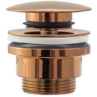 WASCHBECKENSTÖPSEL Universal Click-clack Rea Copper - Kupferfarben, Metall (6.2/13/6.2cm) - REA