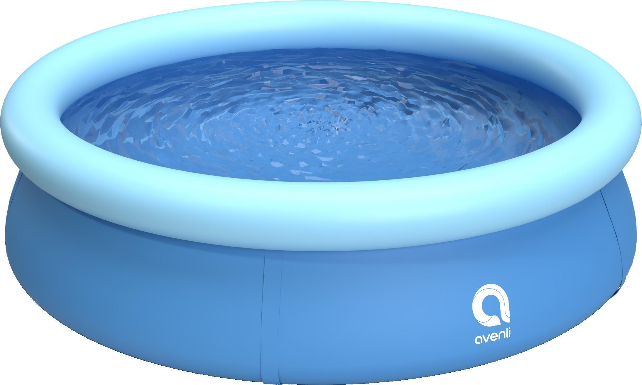 POOL Aufstellpool Ersatzpool Prompt Set rund 183 x 50 cm blau ohne Filterpumpe - Blau, Kunststoff (183/50/183cm) - Avenli