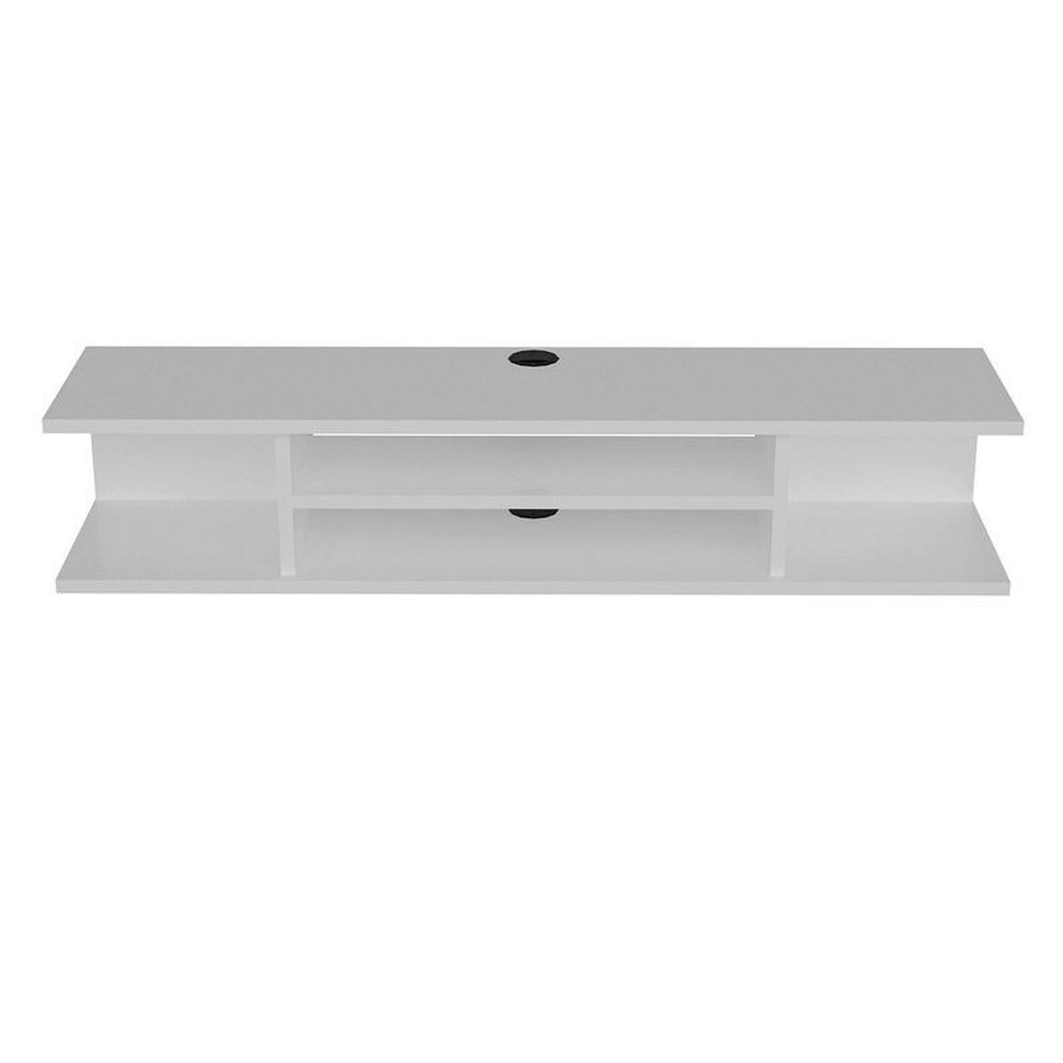 TV-ELEMENT Pivot Weiß - Weiß, Holzwerkstoff (29.5/23.2/120cm) - Decorotika