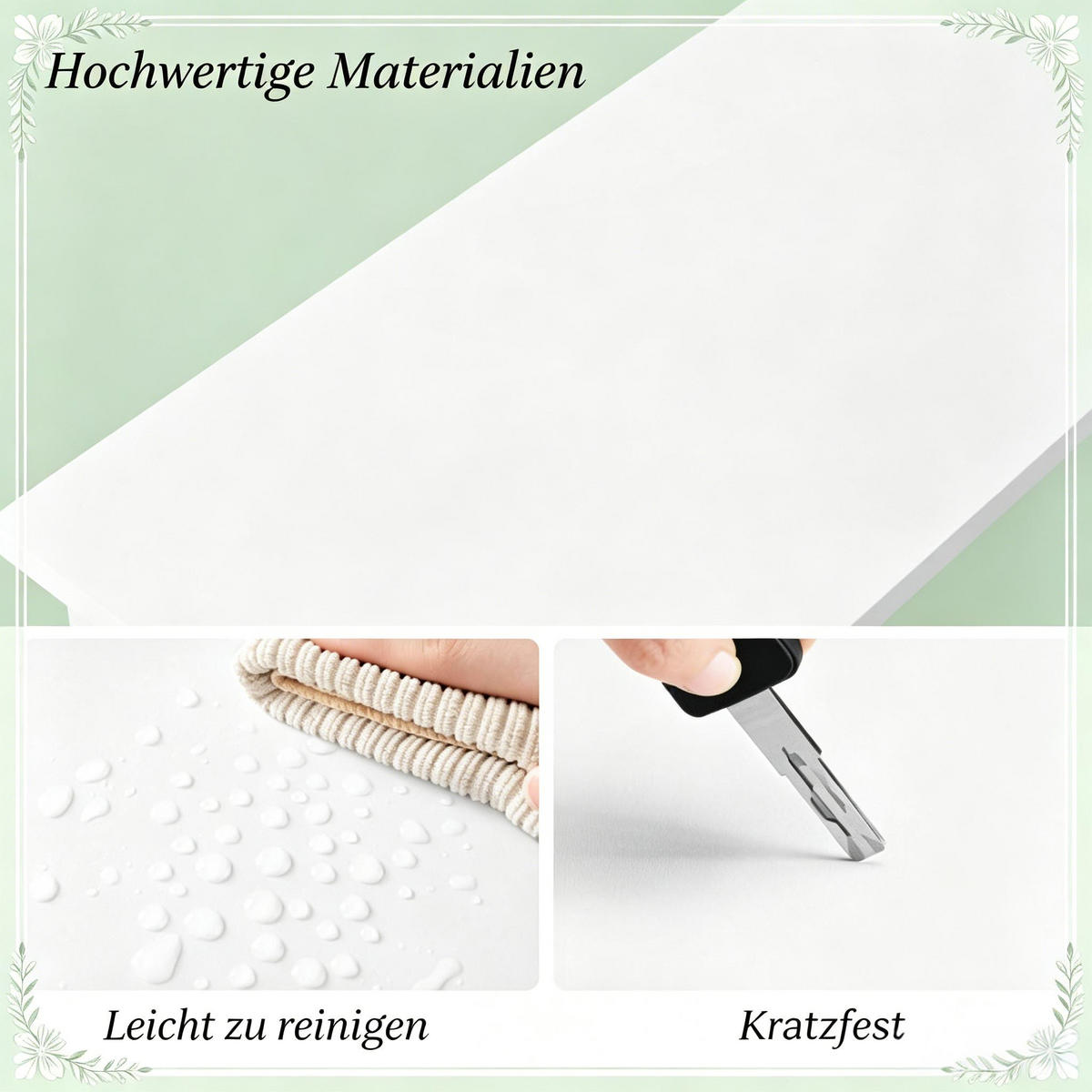 BARTISCH DE-37238 mit verstärktem Metallrahmen Weiß - Weiß, Metall (140/40/100cm) - ComfortXL