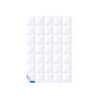 WINTERBETTDECKE EXQUISIT Gänsedaunen warm - Weiß, Naturmaterialien/Textil (135/200cm) - Böhmerwald