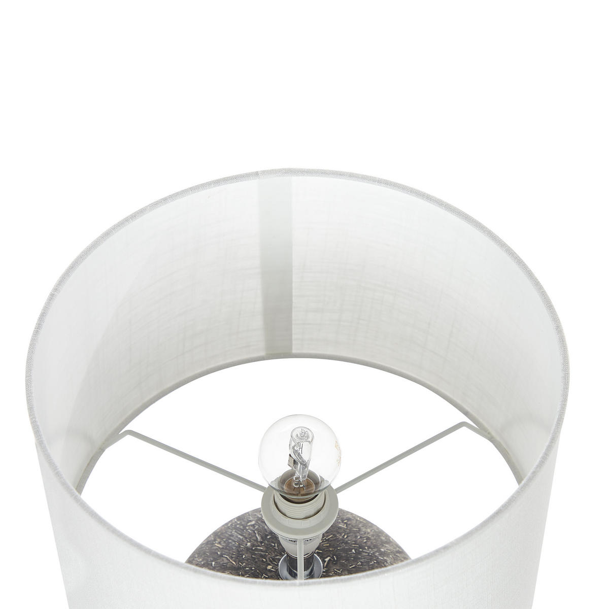 TISCHLAMPE Fonissa 27/27/39 cm - Schwarz, Keramik (27/27/39cm) - Beliani