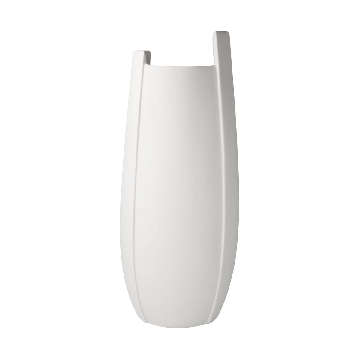 VASE Ova weiß 30,5 cm - Weiß, Keramik (30.5cm) - Goebel