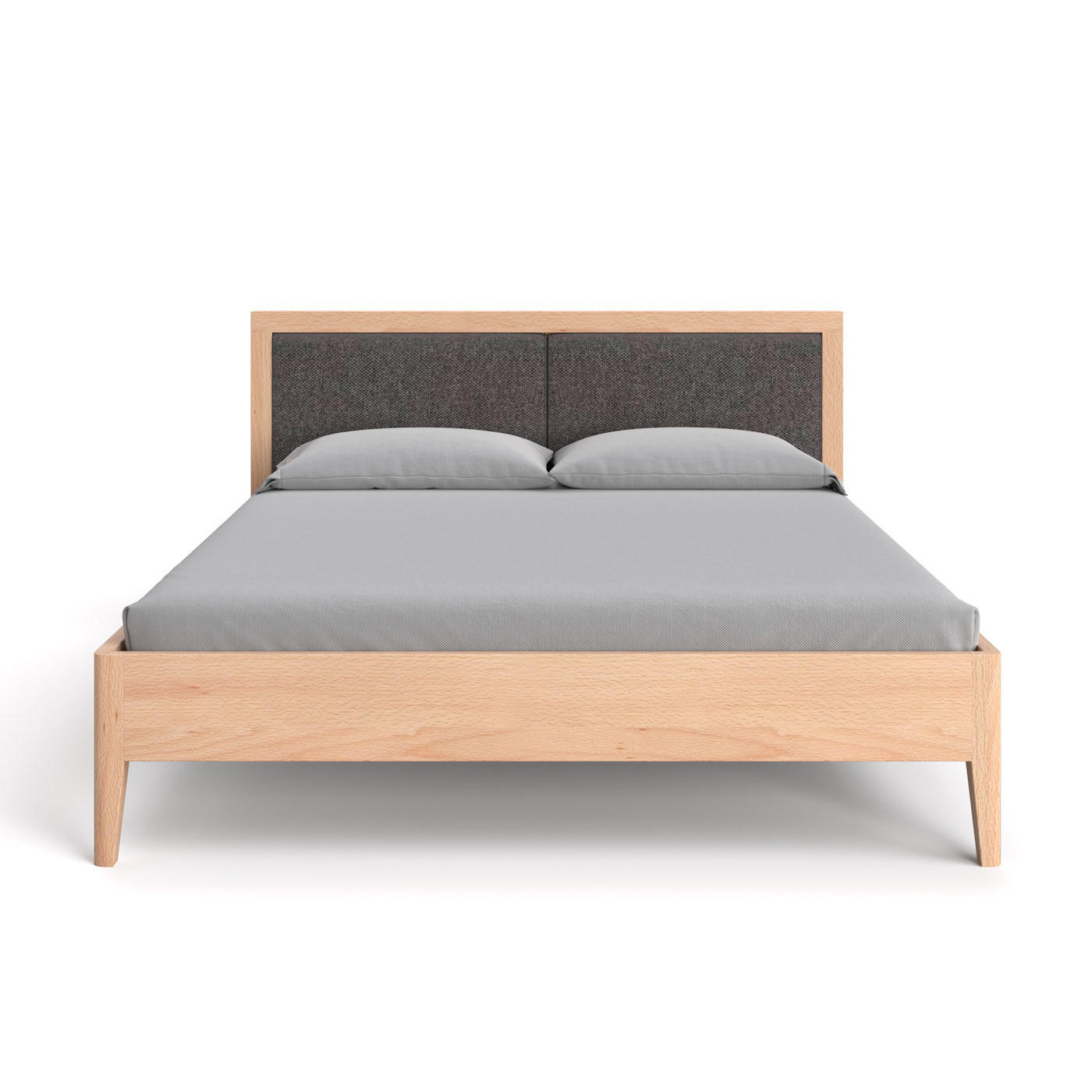 MASSIVHOLZBETT Silva aus Buche 200x220 cm, Storm 97 - Buchefarben/Naturfarben, Holz (200/220cm) - Danzz