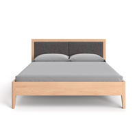 MASSIVHOLZBETT Silva aus Buche 200x220 cm, Storm 97 - Buchefarben/Naturfarben, Holz (200/220cm) - Danzz