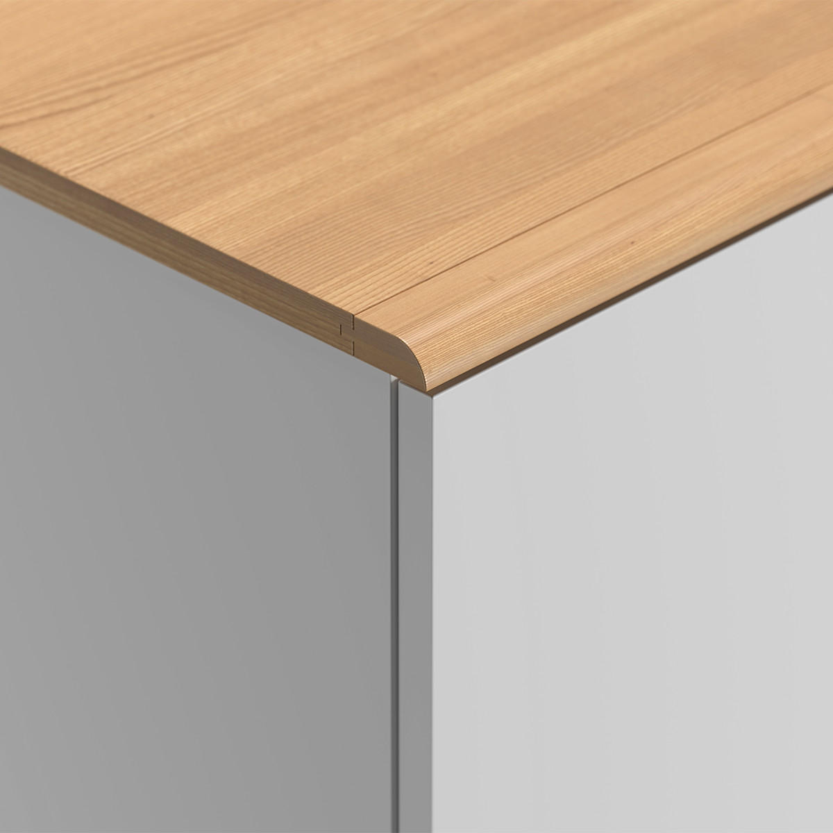 KLEIDERSCHRANK mit Kleiderstange, 8 Regalen, und 2 Türen, L100 x H207cm - Nature - Weiß, Holzwerkstoff (100/207.5/58cm) - Calicosy