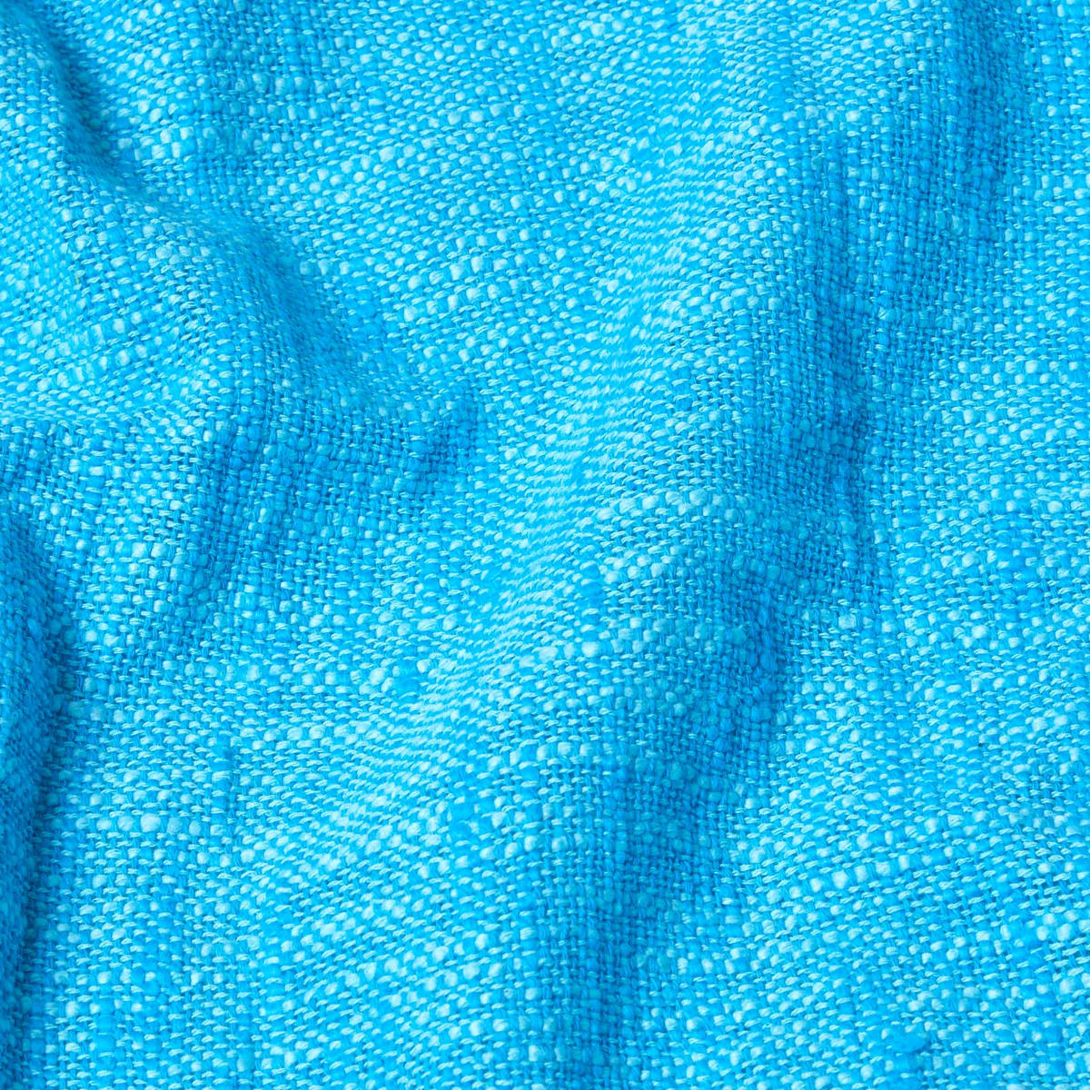 ÜBERWURF Nirvana Slub 225/255 cm, 100% Baumwolle - Petrol, Textil (225/225cm) - Homescapes