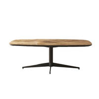 Massivholztisch L220 cm – BERNARD - Eichefarben, Holz (220/100/76cm) - Signature