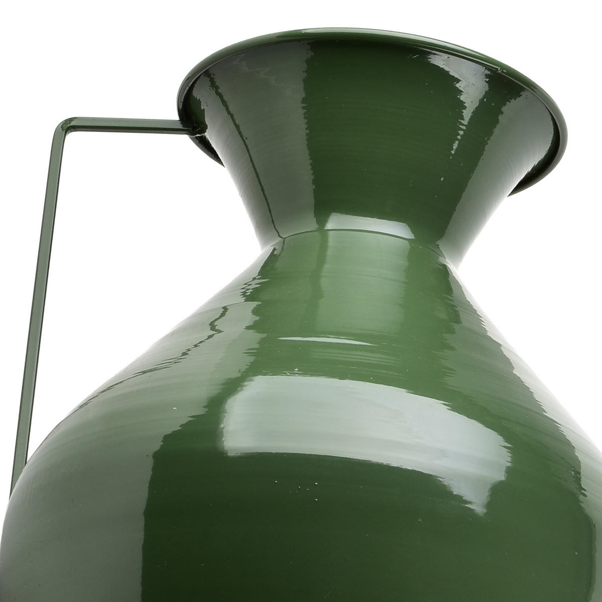 VASE Roger Grün 15,7x25xh37 cm Metall - Grün, Metall (37cm) - Mondex