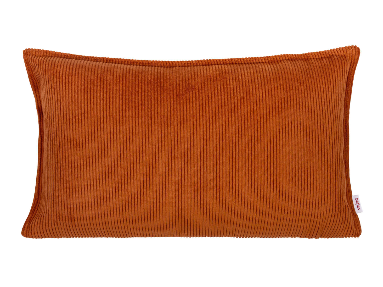 KISSENHÜLLE HYggelig No.1 rost-rot Cord-Samt 50/30 cm - Rostfarben, Textil (30/50cm) - beties Heimtextil