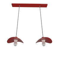 HÄNGELEUCHTE - Rot, Metall (25/30/120cm) - Lumicom