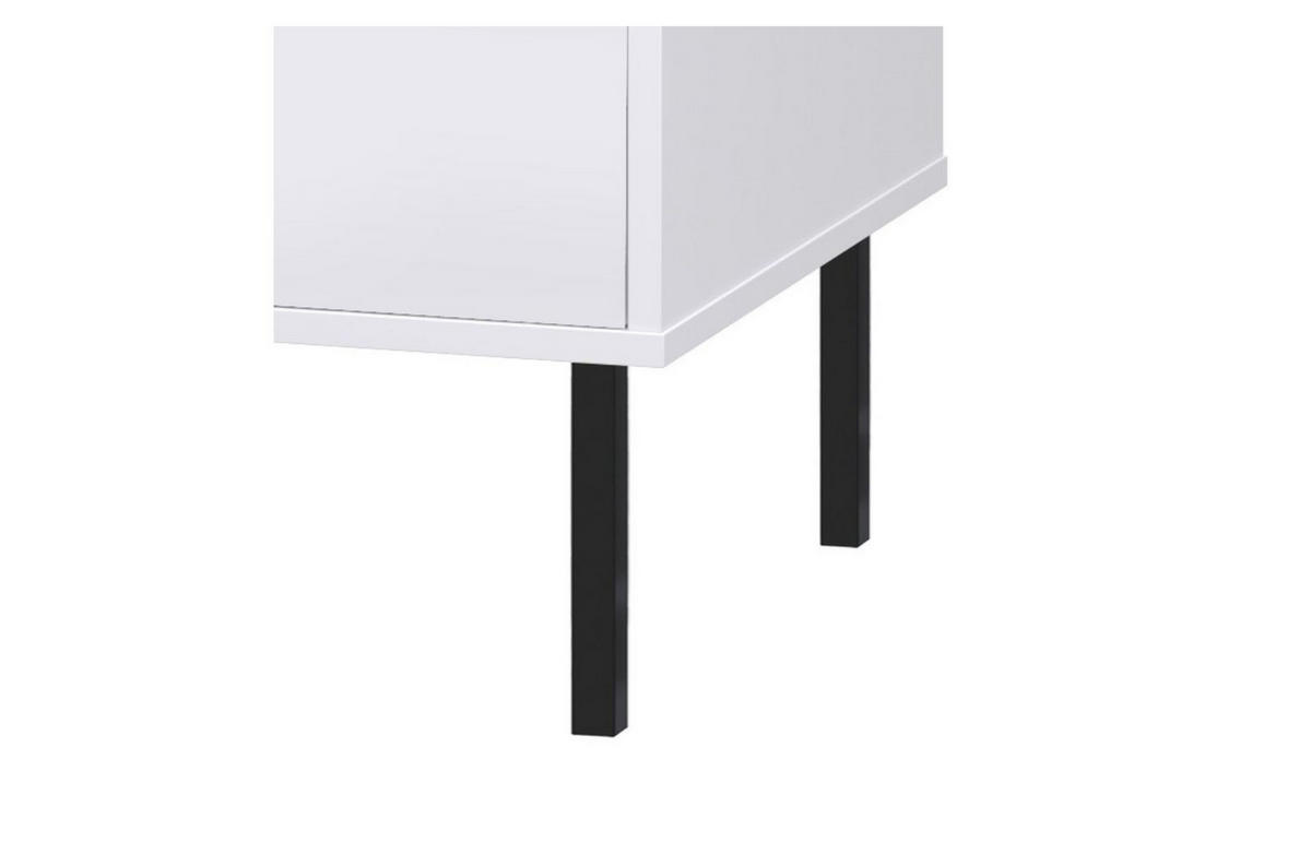 LOWBOARD Venus - Weiß, Holzwerkstoff (138/53/40cm) - RAUMHIRSCH FURNITURE