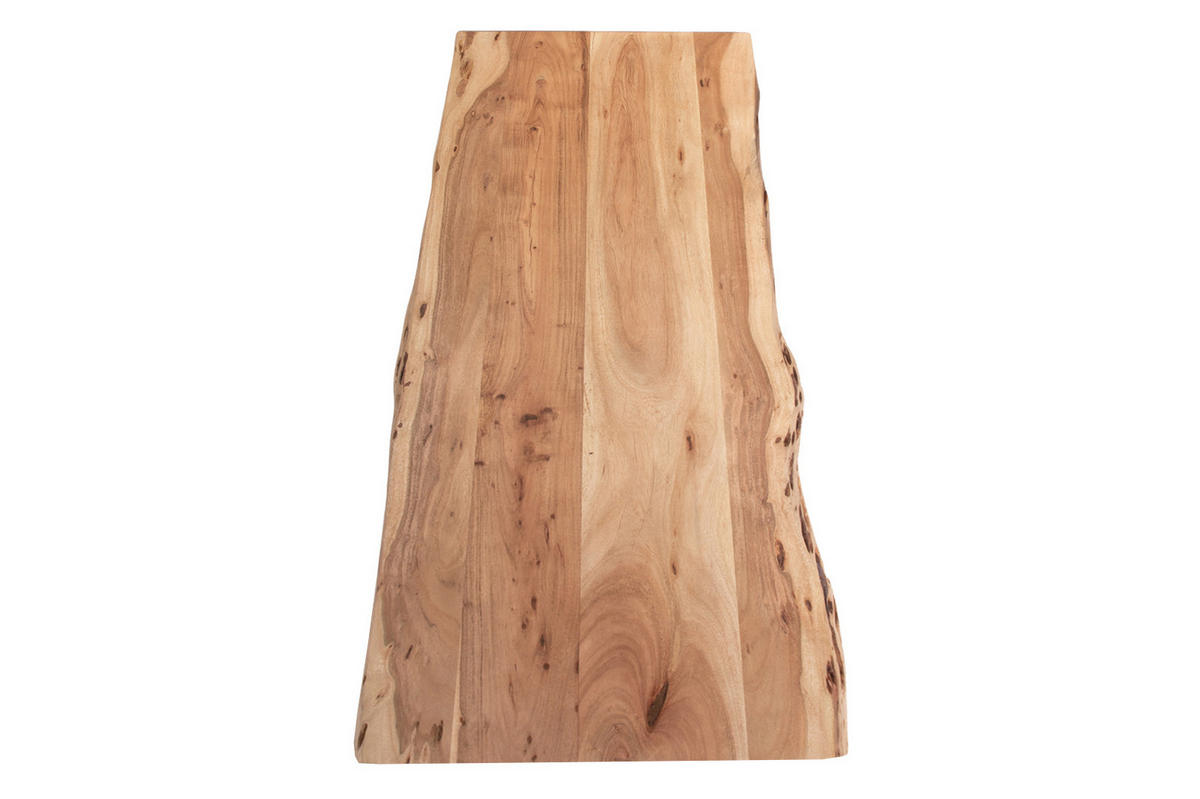 TISCHPLATTE CURT - Beige/Naturfarben, Akazienholz/Holz (60/140/3cm) - SAM