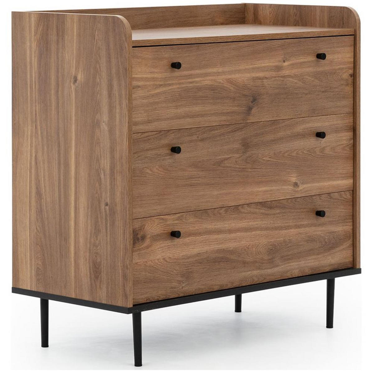 WOHNZIMMER-SET 4-TLG. Varedo-132 - Braun, Holzwerkstoff (399/140/62cm) - Lomado