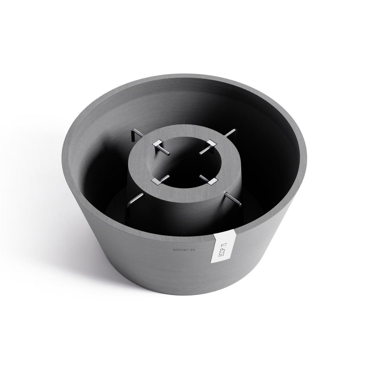 PFLANZENSTÄNDER Weihnachtsbaumständer 53/24 cm Grau - Grau, Kunststoff (53/24cm) - Ecopots