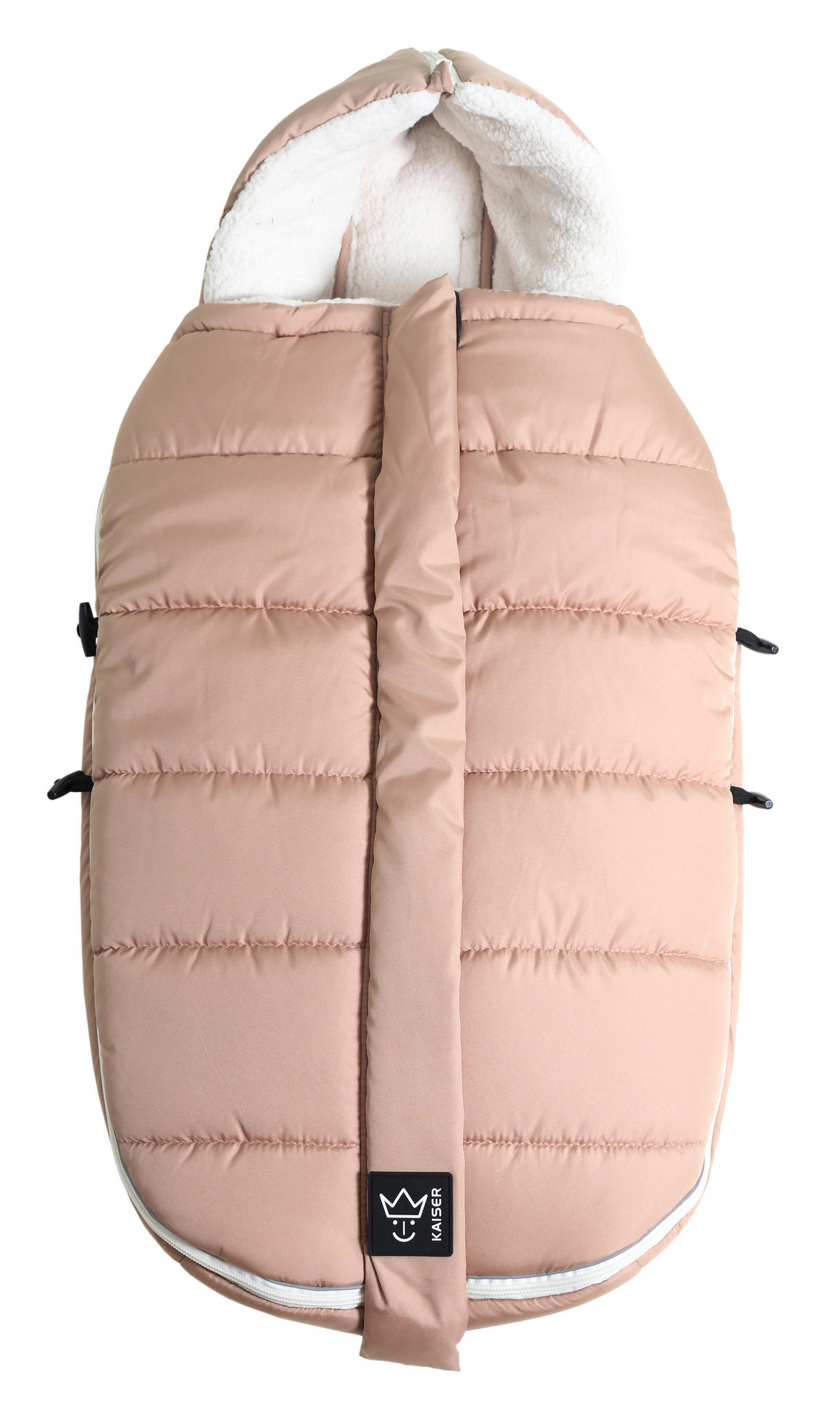 KINDERWAGEN-FUSSSACK Mila, sand/creme - Sandfarben, Textil (48/7/105cm) - Kaiserbaby