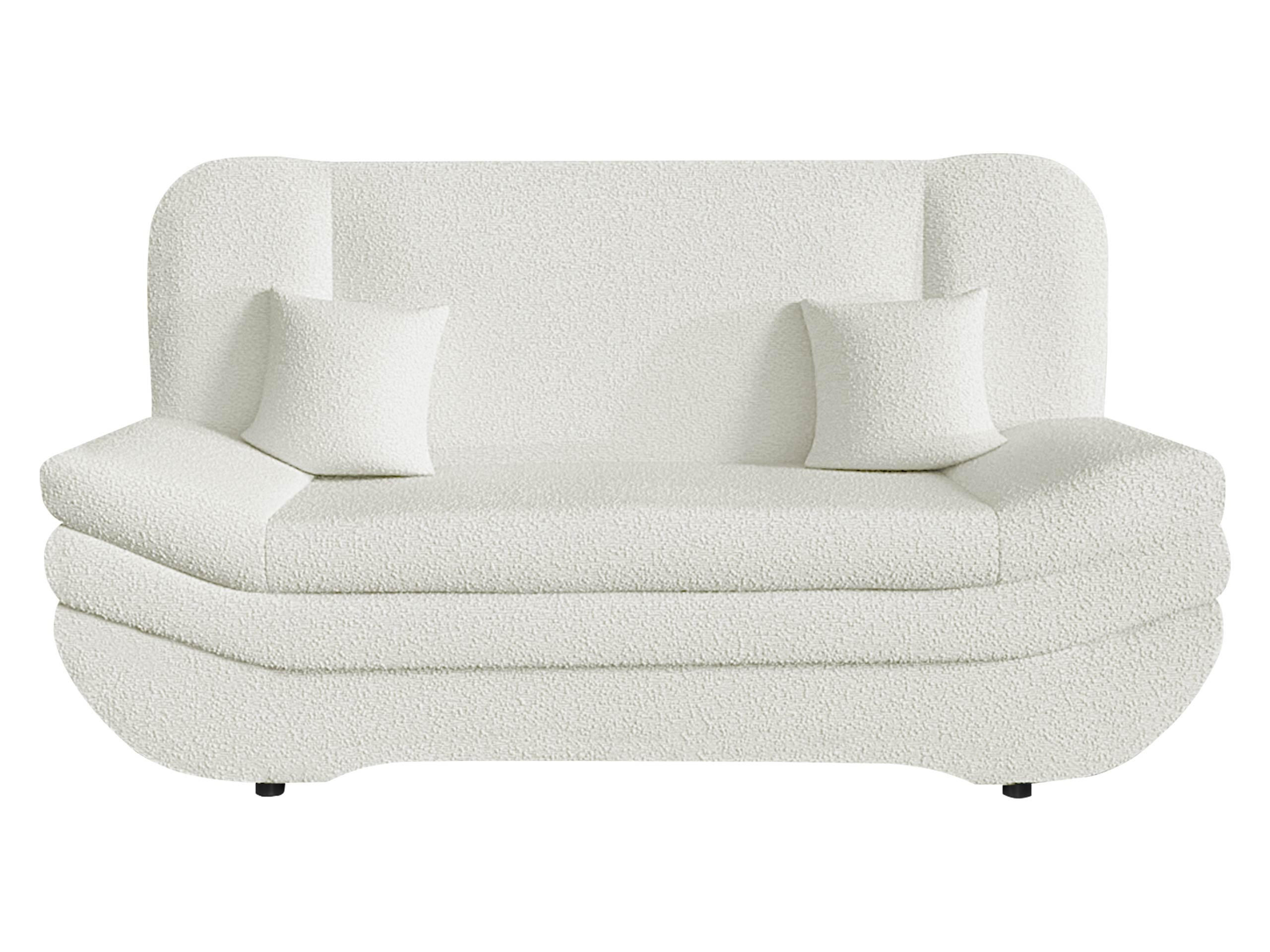 SCHLAFSOFA Weronika Premium - Creme/Schwarz, Holz/Kunststoff (200/95/90cm) - MIRJAN24