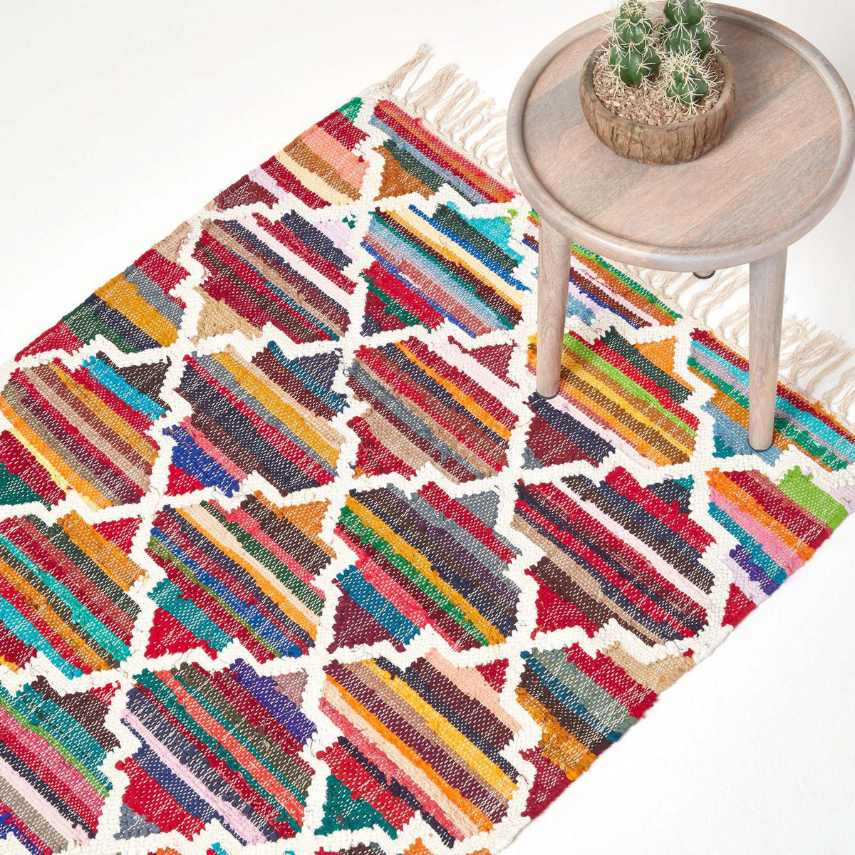 FLICKENTEPPICH Amsterdam 120/170 cm - Multicolor, Textil (120/170cm) - Homescapes