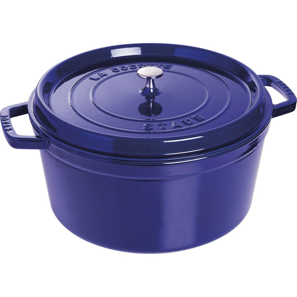 TOPF Marineblau 38/31/19 cm 405102860 - Dunkelblau, Metall (30cm) - Staub