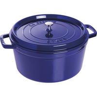 TOPF Marineblau 38/31/19 cm 405102860 - Dunkelblau, Metall (30cm) - Staub
