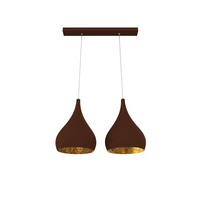 HÄNGELEUCHTE - Goldfarben, Metall (55/25/55cm) - Lumicom