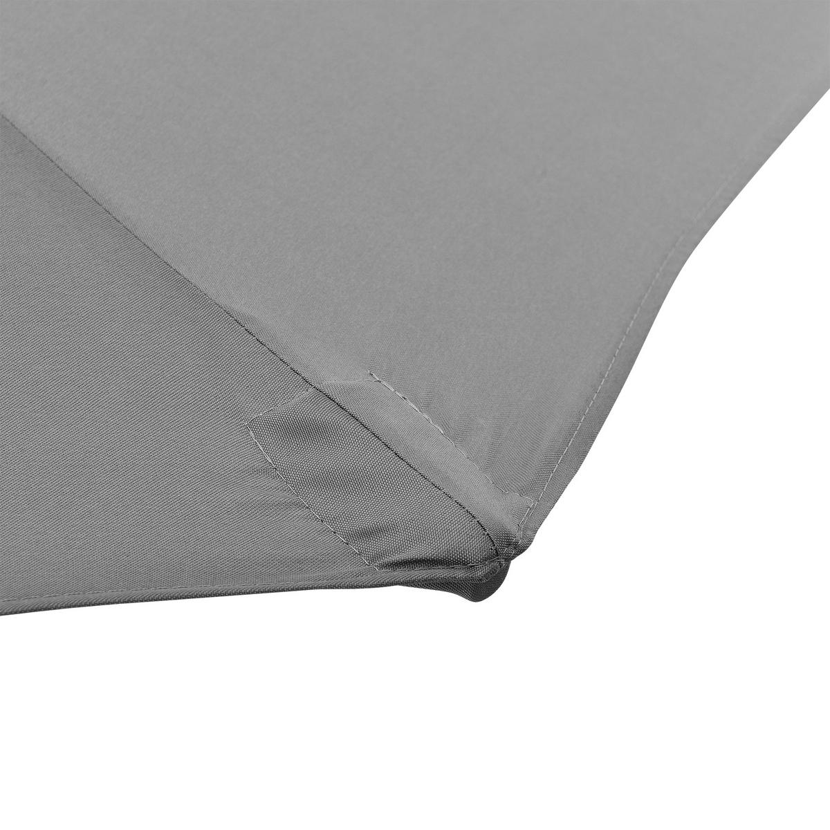SONNENSCHIRM Budapest - Grau, Textil/Metall (300/300cm) - casa.pro