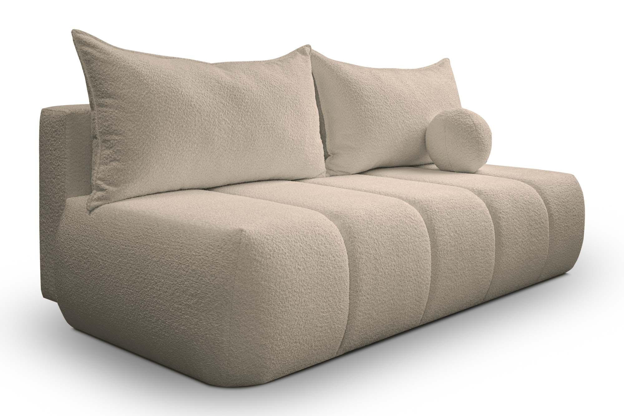 SCHLAFSOFA PIANO Beige - Beige, Holz (207/91/103cm) - Kaiser Möbel