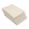 GESCHIRRTÜCHER, 5er-Set, 50x70 cm, 100% Baumwolle, Braun - Beige, Textil (50/70cm) - Zollner
