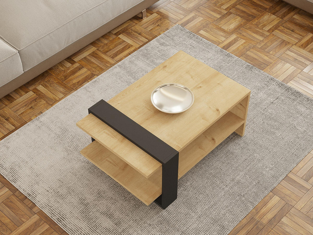 COUCHTISCH yonca hellbraun - Braun, Holz (80/50/35cm) - Habitat Garten