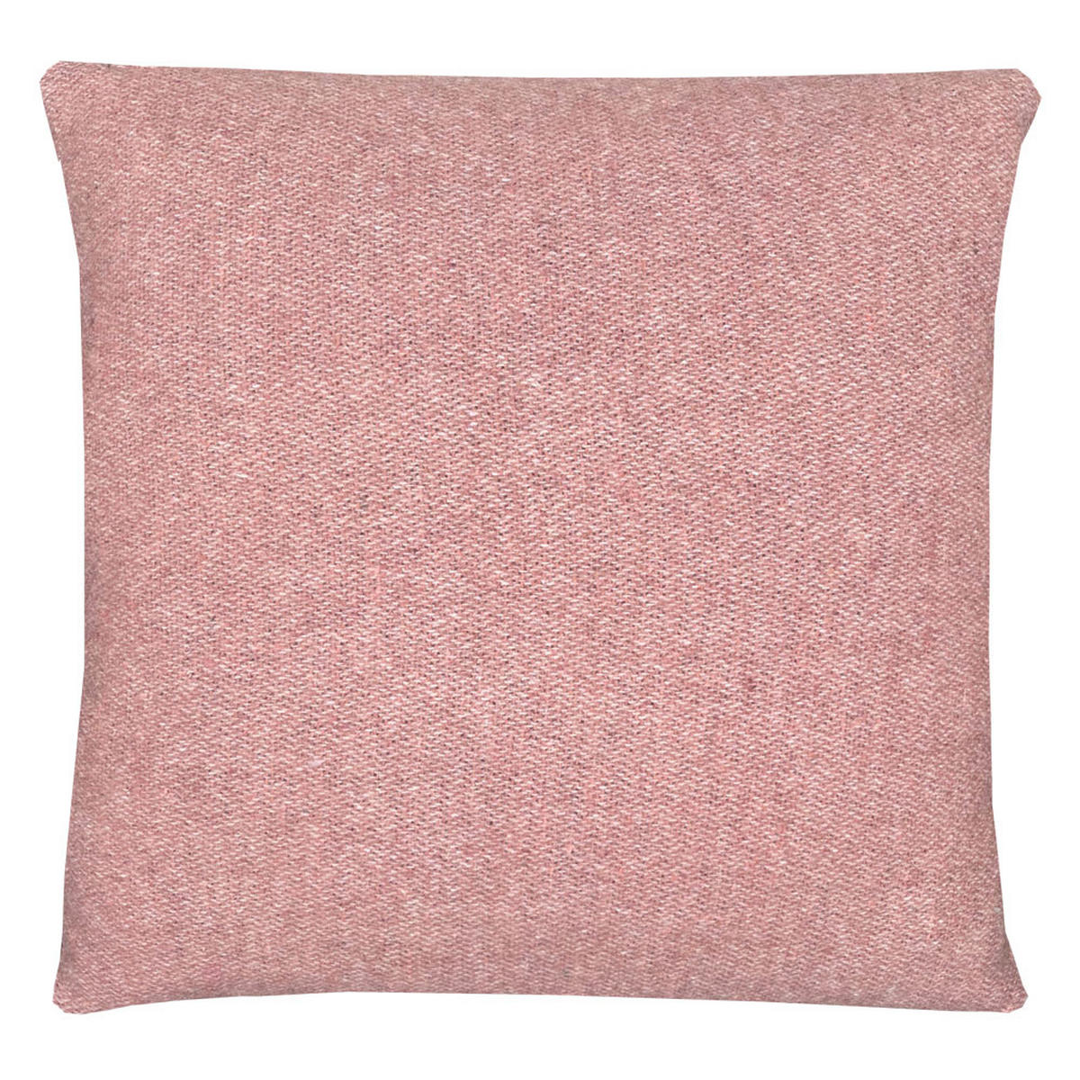 WOLLKISSEN recycelte Wolle Doppelseitig Rosenholzfarbe 50x50 - Pink/Lila, Textil (50/50/12cm) - Malagoon
