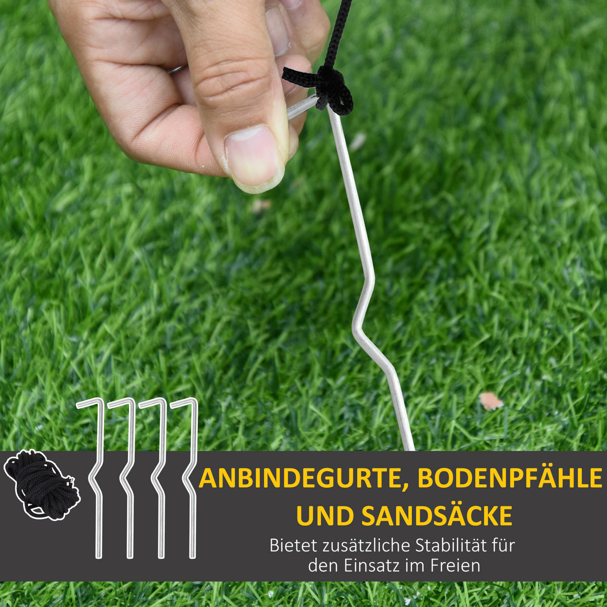 WEIHNACHTSDEKORATION aufblasbar mit LED-Licht, 150 cm Wasserdicht - Multicolor, Textil (65/150/75cm) - HOMCOM