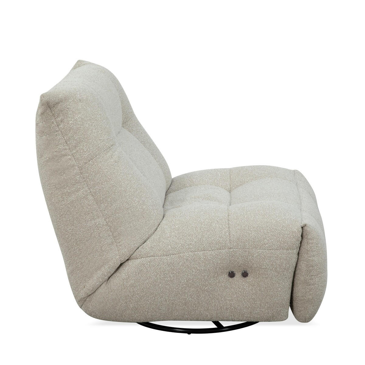SESSEL Relax & Recharge Beige 110/90/95 cm - Beige, Textil (90/95/110cm) - LABEL51