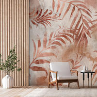VLIESTAPETE Braun 400/280 cm - Rot/Braun, Textil (400/1cm) - KUNSTLOFT