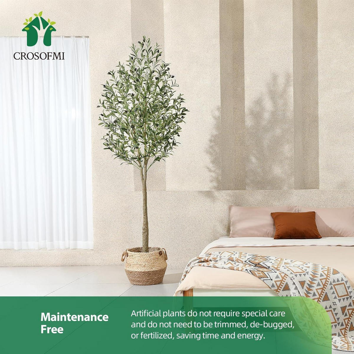 KUNSTBAUM Olivenbaum 210 cm - Grün, Kunststoff (213.4cm)