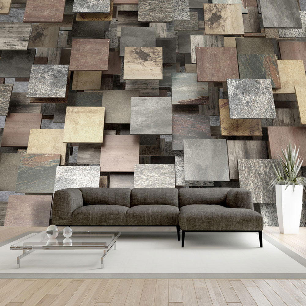 VLIESTAPETE Grau 200/140 cm - Beige/Grau, Textil (200/1cm) - KUNSTLOFT
