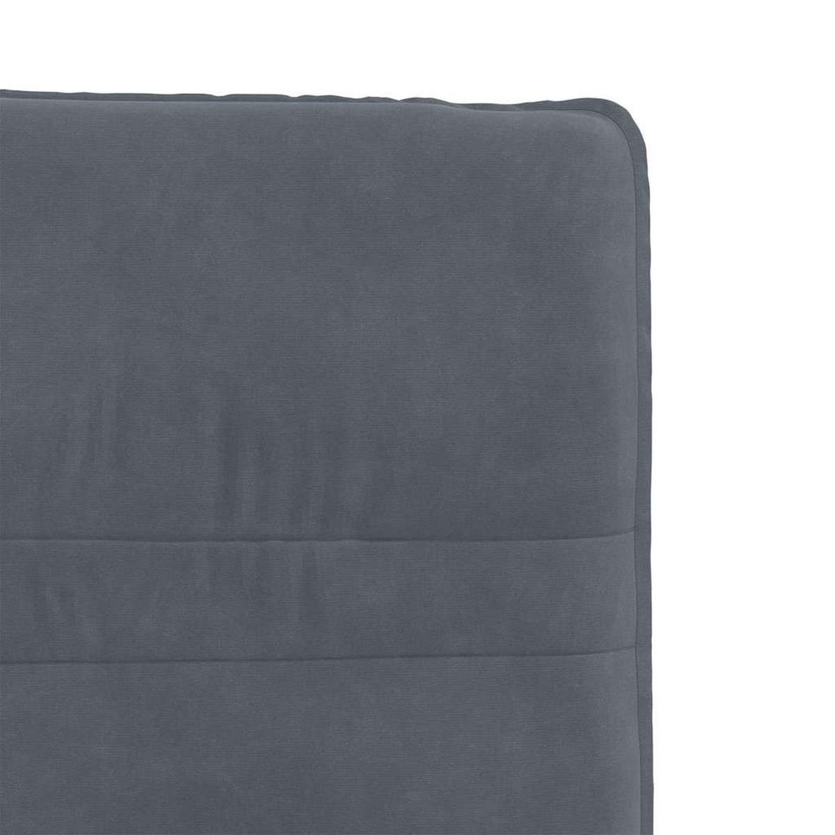 ESSZIMMERSTÜHLE 2 Stk. Dunkelgrau Samt 45*54*83cm - Dunkelgrau, Metall (45/83/54cm) - ZMH