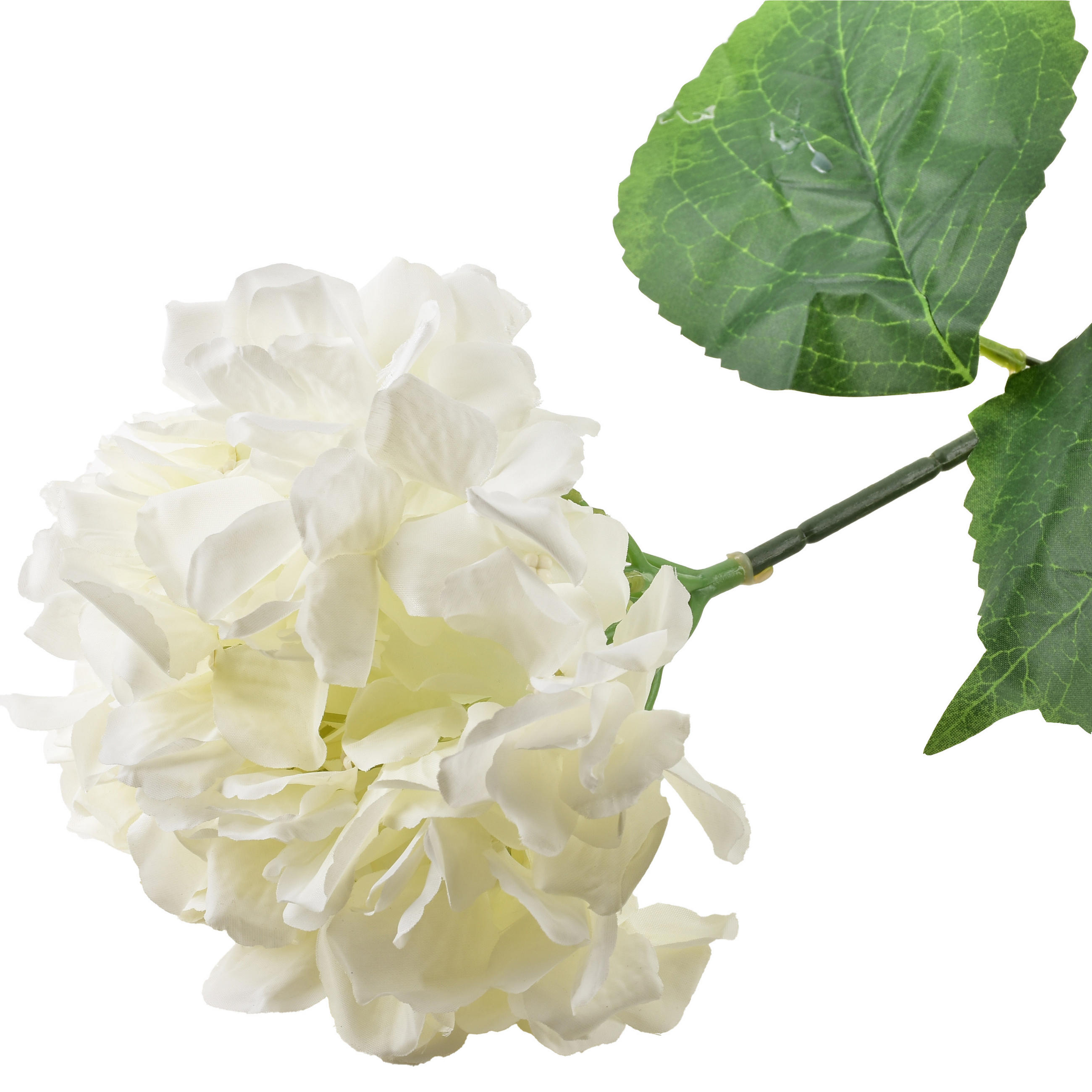 KUNSTBLUME Virdis Hortensia Weiß 73/73/73 cm Kunstoff - Weiß, Kunststoff (73cm) - Mondex