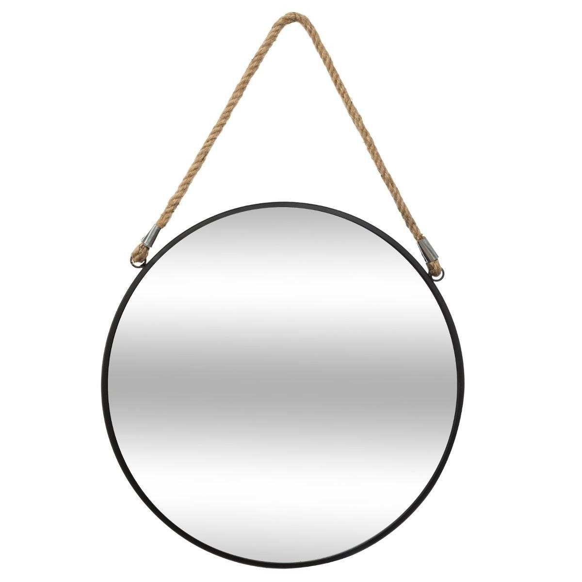 DEKO-SPIEGEL hängend 55/55/55 cm - Schwarz, Metall (55/55/55cm) - Atmosphera Createur d´interieur