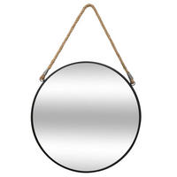 DEKO-SPIEGEL hängend 55/55/55 cm - Schwarz, Metall (55/55/55cm) - Atmosphera Createur d´interieur