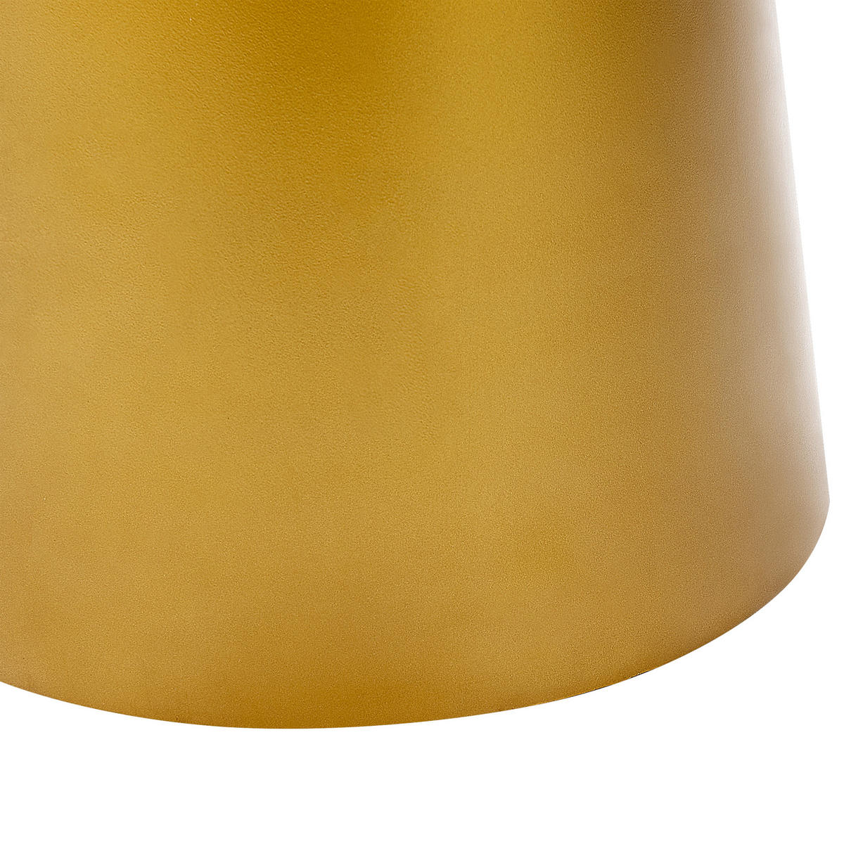 BEISTELLTISCH schwarz/gold rund 56 cm Kerang - Goldfarben/Schwarz, Metall (56/56/48cm) - Beliani