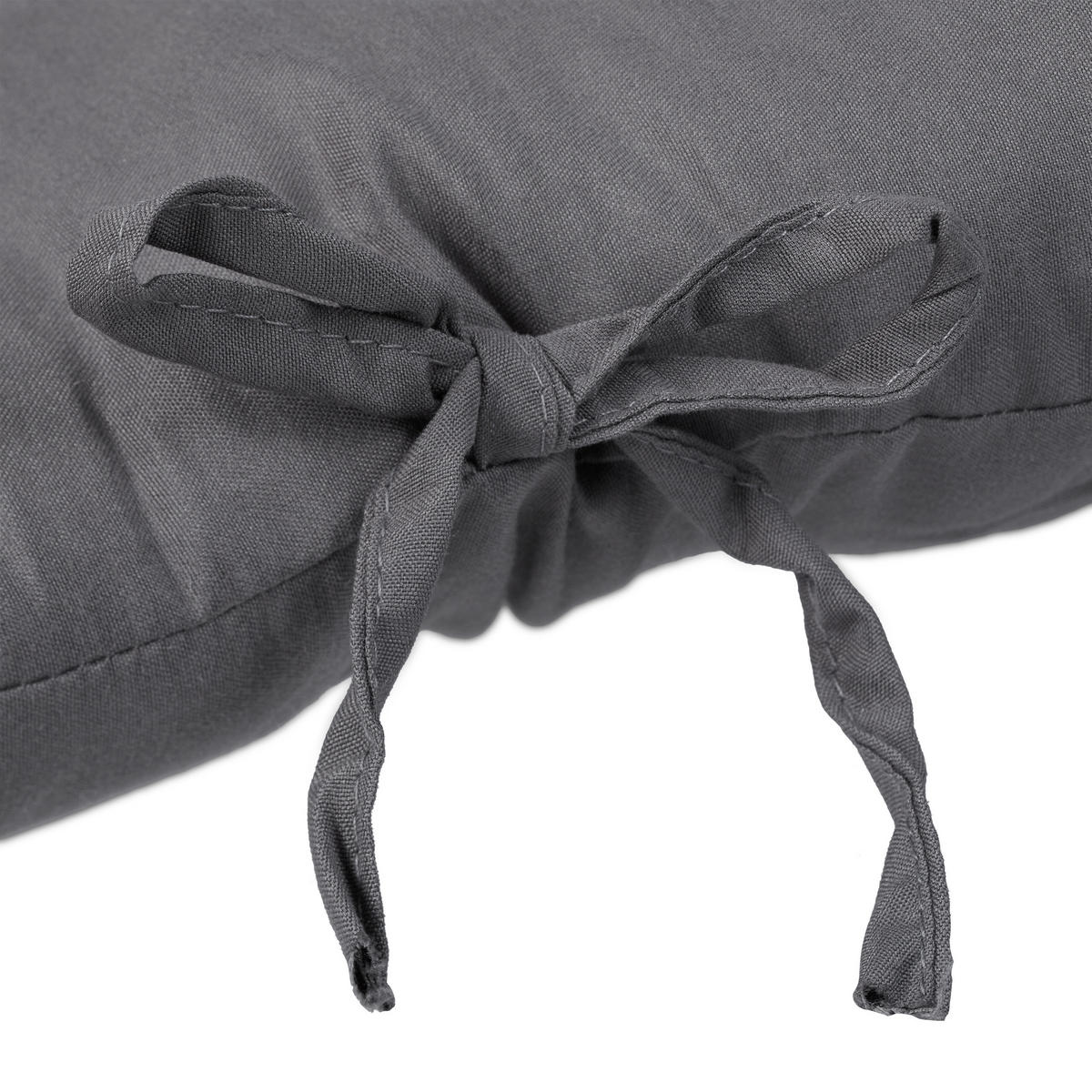BANKAUFLAGE - Grau, Kunststoff/Textil (180/7/50cm) - Relaxdays