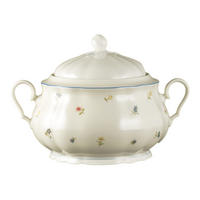 TERRINE MIT DECKEL Marieluise Elfenbein Streublume bunt 3,05 l - Multicolor, Keramik (28.5cm) - Seltmann Weiden