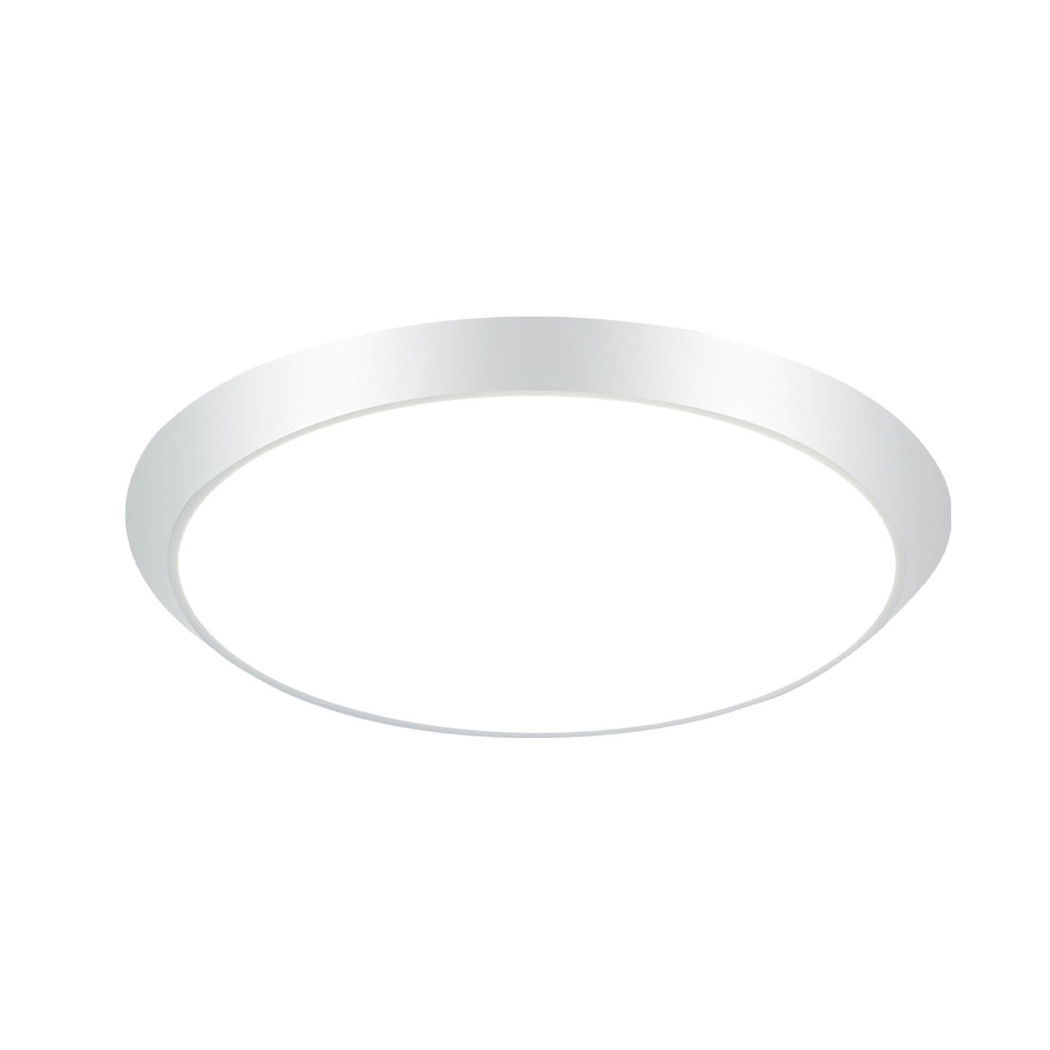 LED-DECKENLEUCHTE Frisbee 30 cm - Weiß, Kunststoff (30/30/4cm) - Nettlife