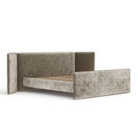 POLSTERBETT Tokyo Beige 160/200 cm - Beige/Naturfarben, Holz/Holzwerkstoff (160/200cm) - Maison de Reve