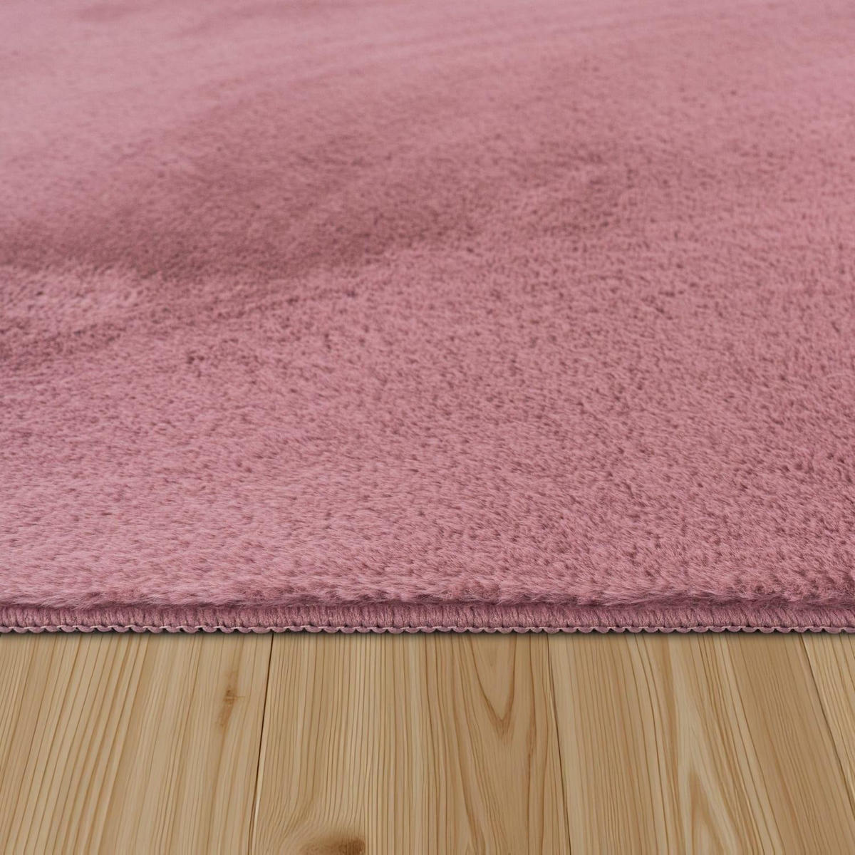 HOCHFLORTEPPICH 120/160 SOFT 380 - Beere, Kunststoff (120/160cm) - Paco Home
