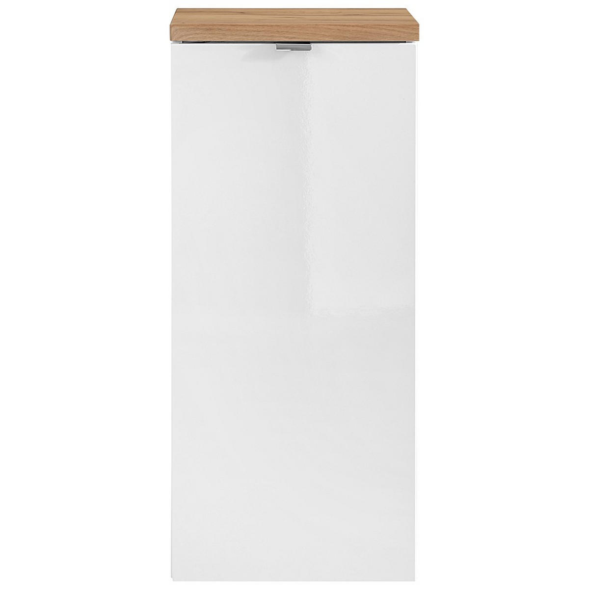 BADMÖBEL-SET 3-TLG. Toskana-56 - Weiß, Holzwerkstoff (135/190/46cm) - Lomado