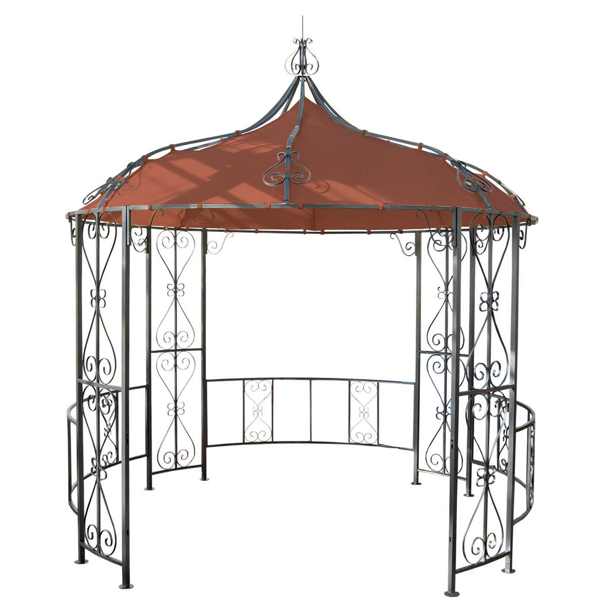 ERSATZBEZUG DACH FÜR PERGOLA CABRERA Orange, Braun - Orange/Braun, Textil (300/1/300cm) - MCW