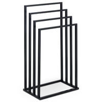 HANDTUCHHALTER SENZA - Schwarz, Metall (45/91/29cm) - IDIMEX